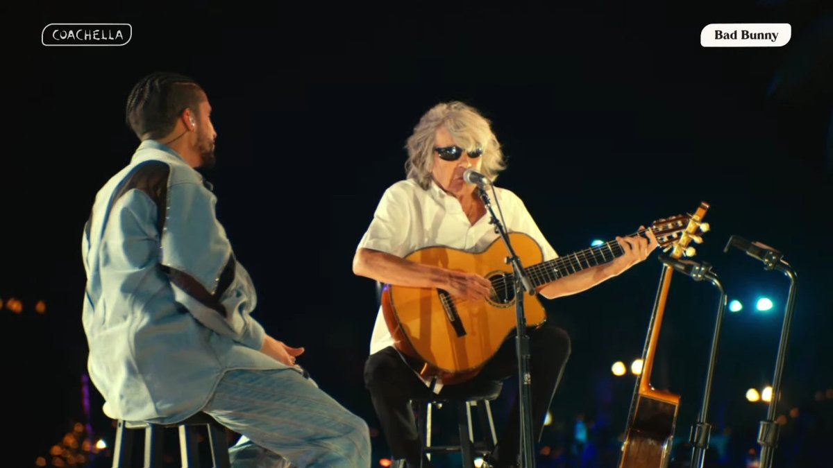 El boricua llevó al escenario de Coachella a su compatriota, el cantante José Feliciano