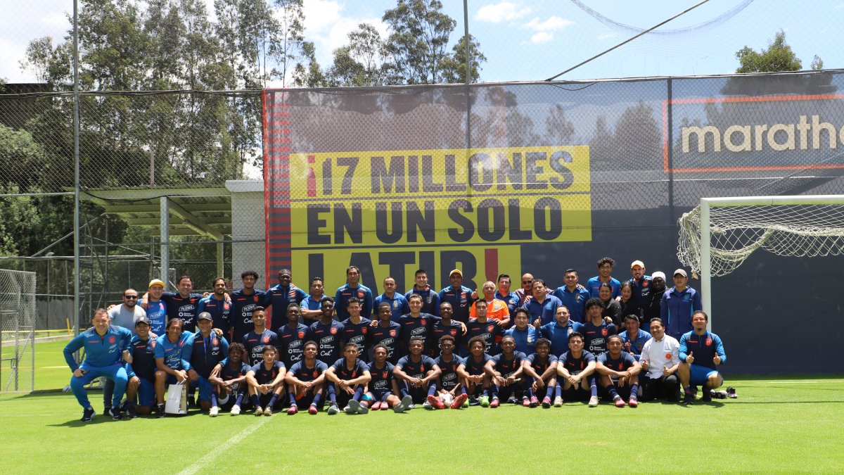 La postal con la que terminóla concentración de la Tri que alcanzó el vicecampeonato sudamericano.