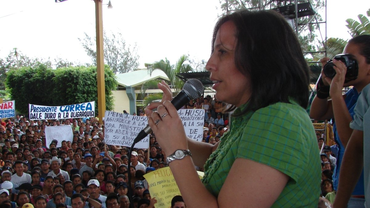 María de los Ángeles Duarte, exministra de Transporte y Obras Públicas del correísmo, fue condenada por cohecho.