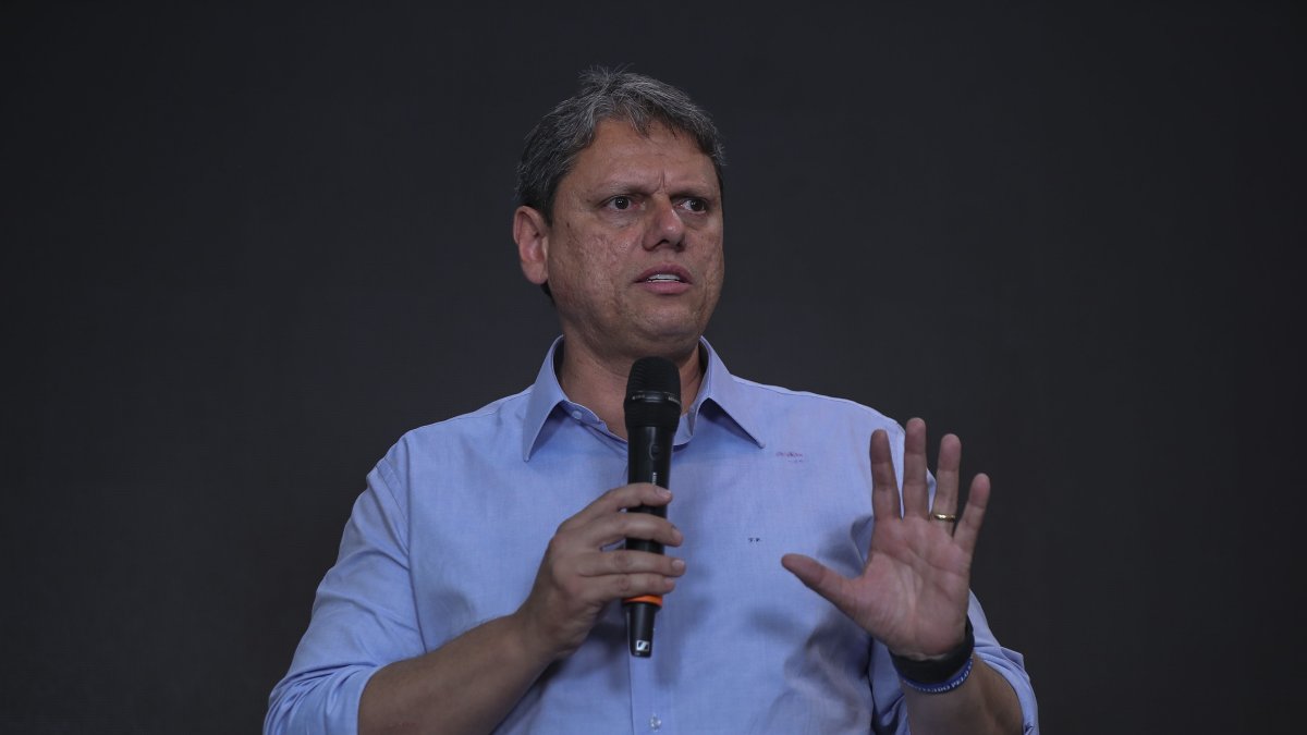 El gobernador de Sao Paulo, Tarcísio de Freitas, en una fotografía de archivo.