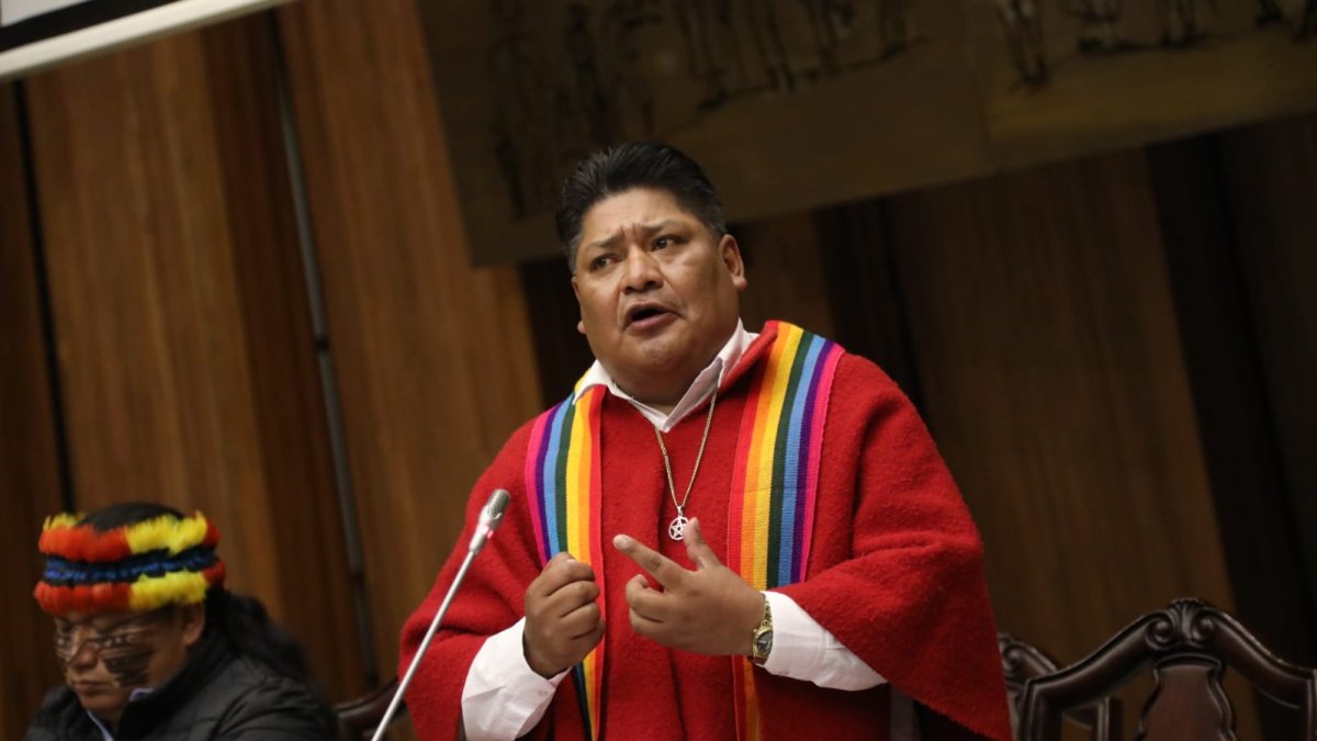 Peter Calo es asambleísta por Pachakutik.