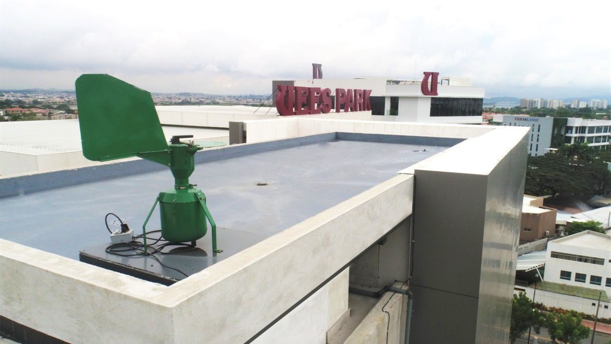 Ubicación. El sistema de aerobiología está colocado en la UEES.