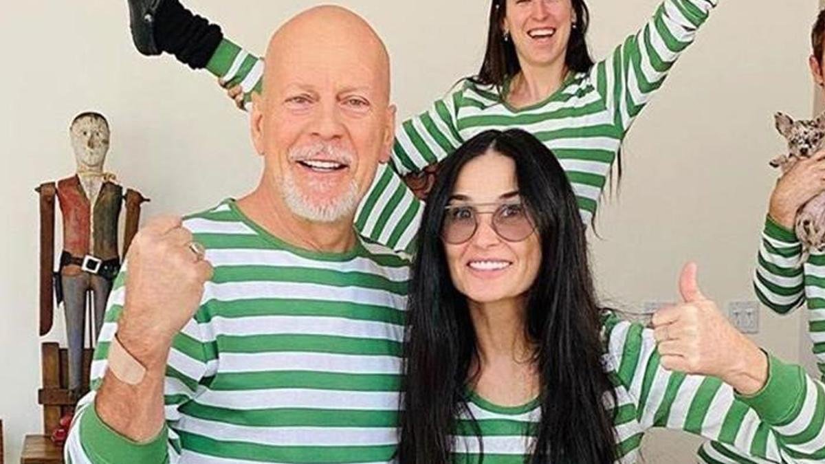 Bruce Willis y Demi Moore mantienen una buena relación hasta hoy. La actriz ha estado pendiente de la enfermedad de su ex.