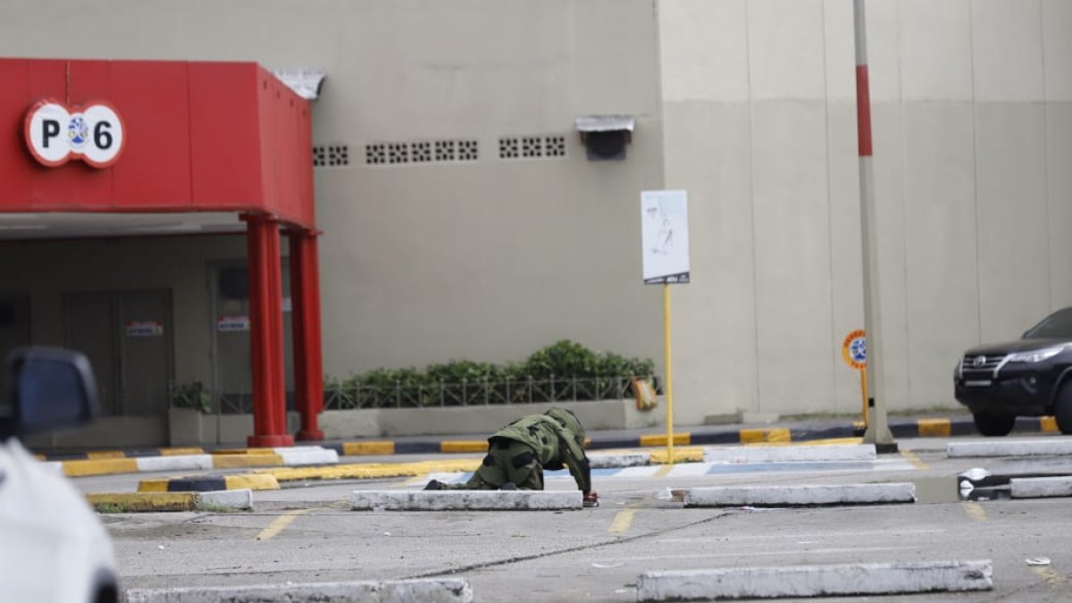 Un supuesto artefacto explosivo en el Complejo Judicial Albán Borja.