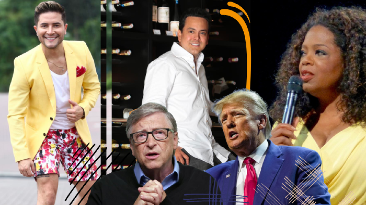 Jorge Heredia, Daniel Molina, Oprah Winfrey, Bill Gates y Donald Trump integran la lista de EXPRESIONES.