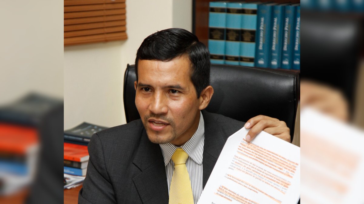 Imagen de archivo del abogado Walter Vallejo.
