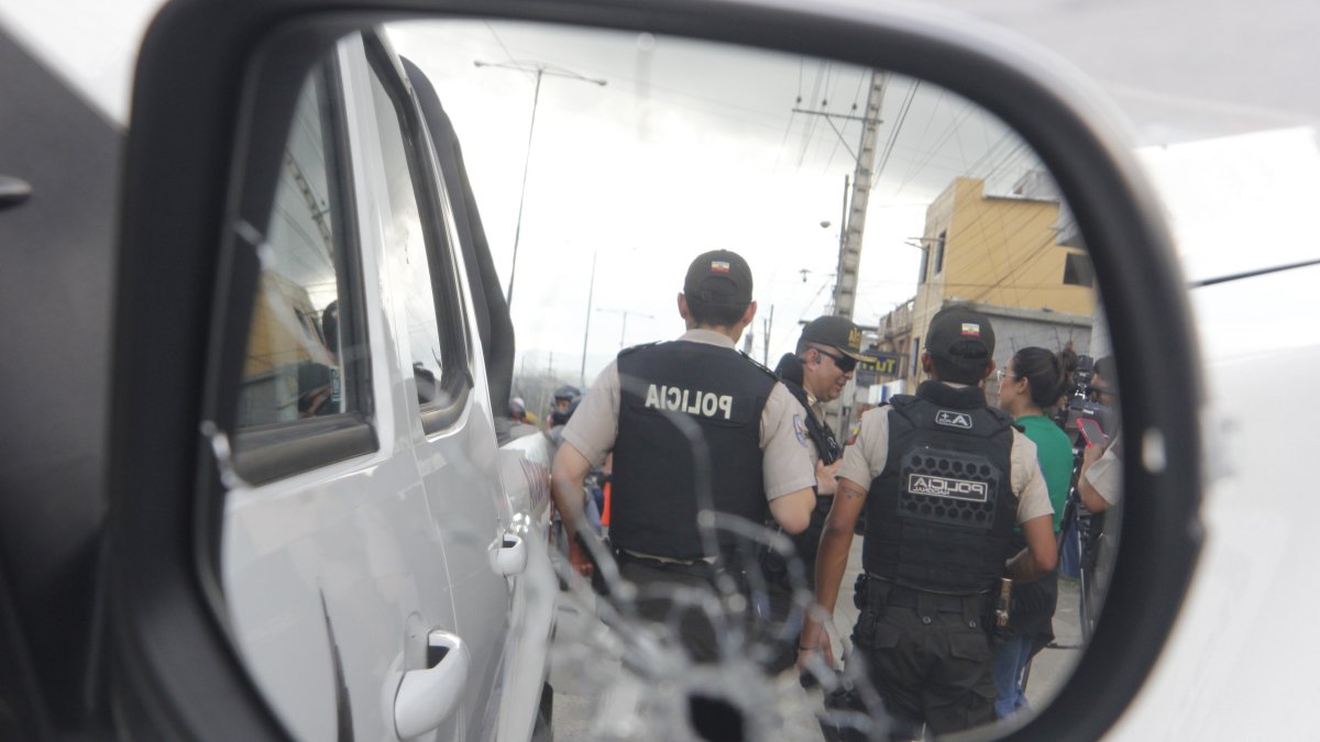 Situación. Muchos de los policías que operan en las grandes ciudades provienen de otras provincias.
