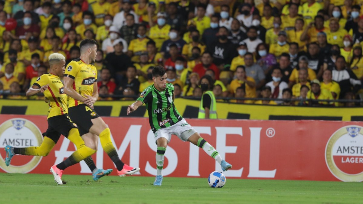 Barcelona buscará nuevamente ganarle en el monumental a un equipo brasileño por Copa Libertadores.