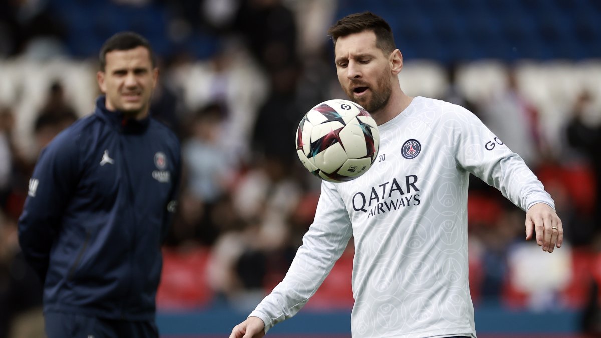 Lionel Messi actuó el fin de semana ante el Lorient, luego de lo cual viajó y no se presentó al entrenamiento del lunes 1 de mayo.