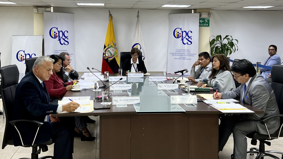 Pleno. El Cpccs comenzó a sesionar a las 14:30 de este miércoles 3 de mayo de 2023.