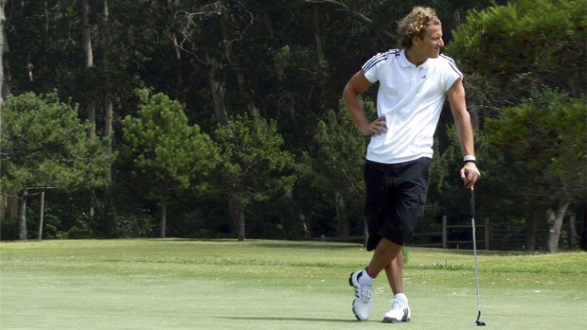 Forlán decidió que el Golf sería su nuevo pasatiempo luego de retirarse del fútbol
