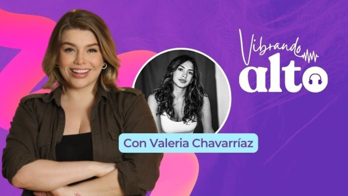 Valeria Chavarríaz en un episodio de Vibrando Alto.