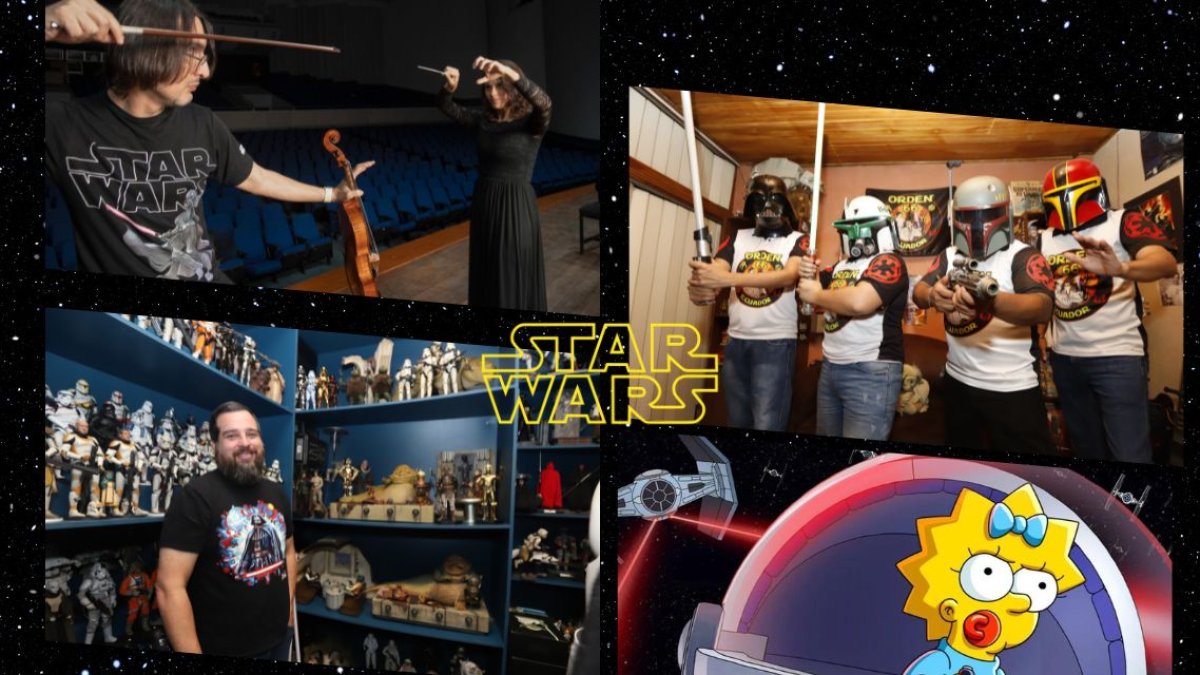 Fanáticos de la saga Star Wars en Ecuador.