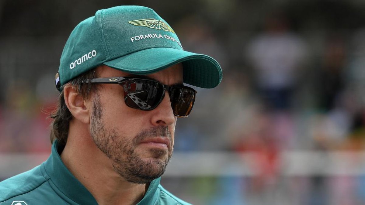 Fernando Alonso, durante el fin de semana en Bakú.