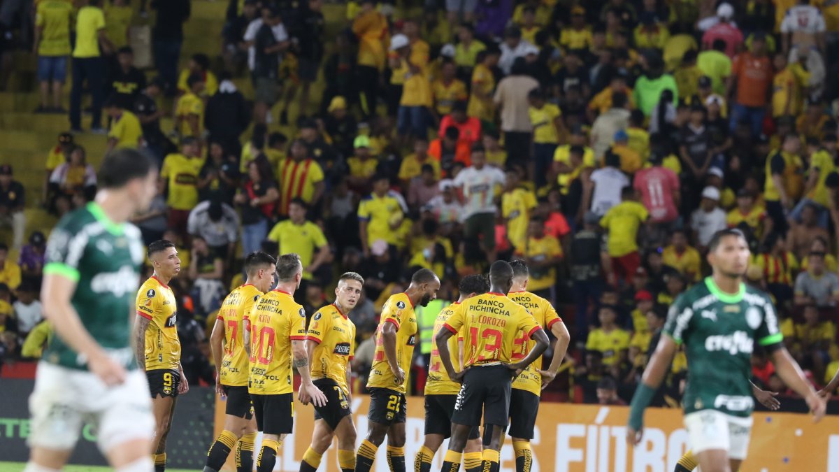 Barcelona se quedó con 3 puntos en el grupo C de la Copa Libertadores, por detrás de Bolívar y Palmeiras, que sumaron 6 unidades.