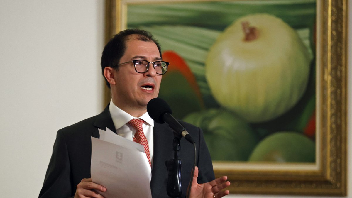 El fiscal general, Francisco Barbosa, en una fotografía de archivo.