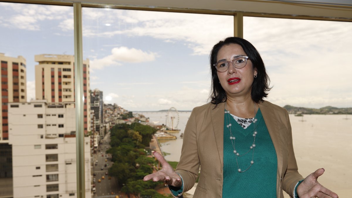 Autoridad.- Carola Ríos, directora del Servicio Nacional de Aduana del Ecuador.