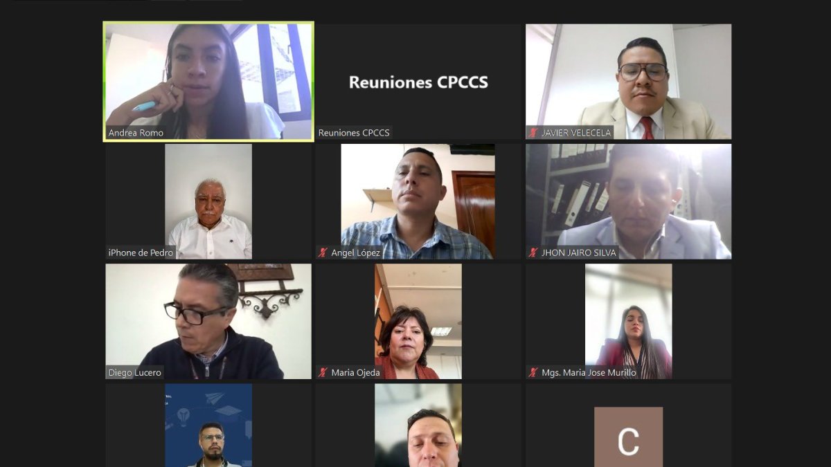 La sesión de la comisión ciudadana de selección fue virtual.