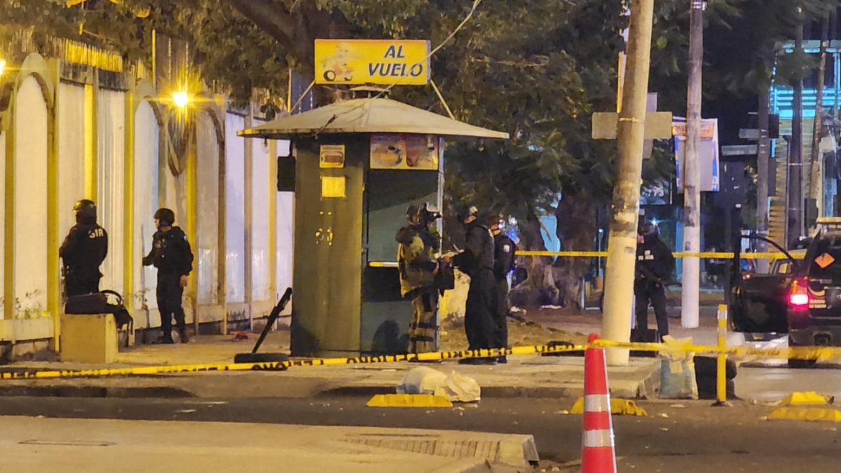 La Policía pudo detonar dos tacos de dinamita de manera controlada.