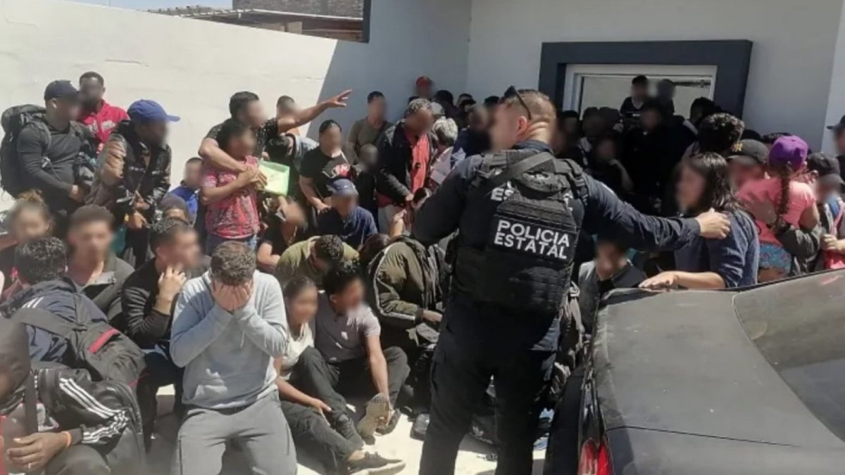 El momento exacto que fueron rescatados los cautivos