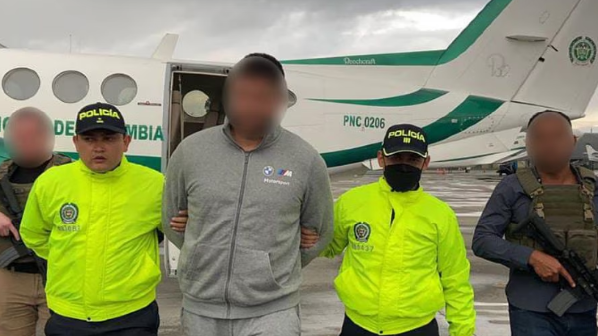 Foto del croata al ser capturado