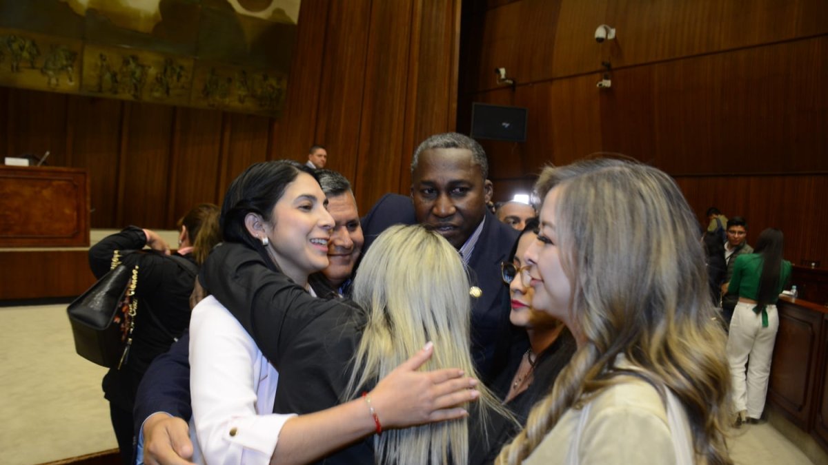 Los correístas celebraban el 6 de mayo de 2023 como sabiendo lo que se vendría en el trámite del juicio político al presidente.