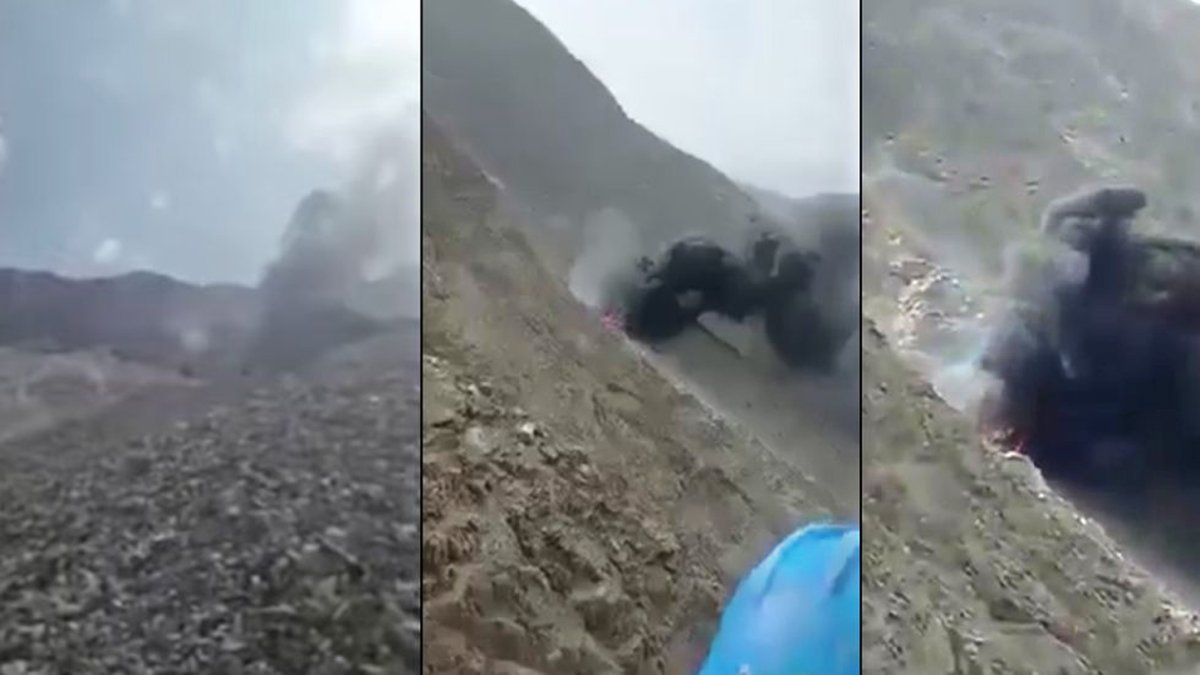 El incendio se lograba divisar a kilómetros de distancia.