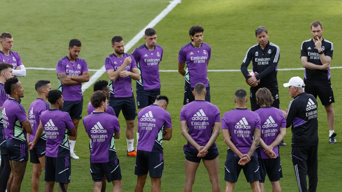 Real Madrid se mentaliza para el choque de ida ante el Manchester City por las ‘semis’ de Champions League en el estadio Santiago Bernabéu. La vuelta se jugará el 17 de mayo en el Etihad Stadium.