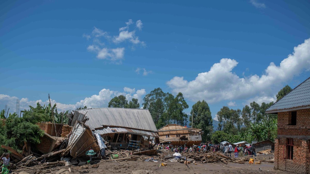 Las intensas precipitaciones provocaron riadas, inundaciones y corrimientos de tierra en el territorio de Kalehe, ubicado en la provincia de Kivu del Sur.