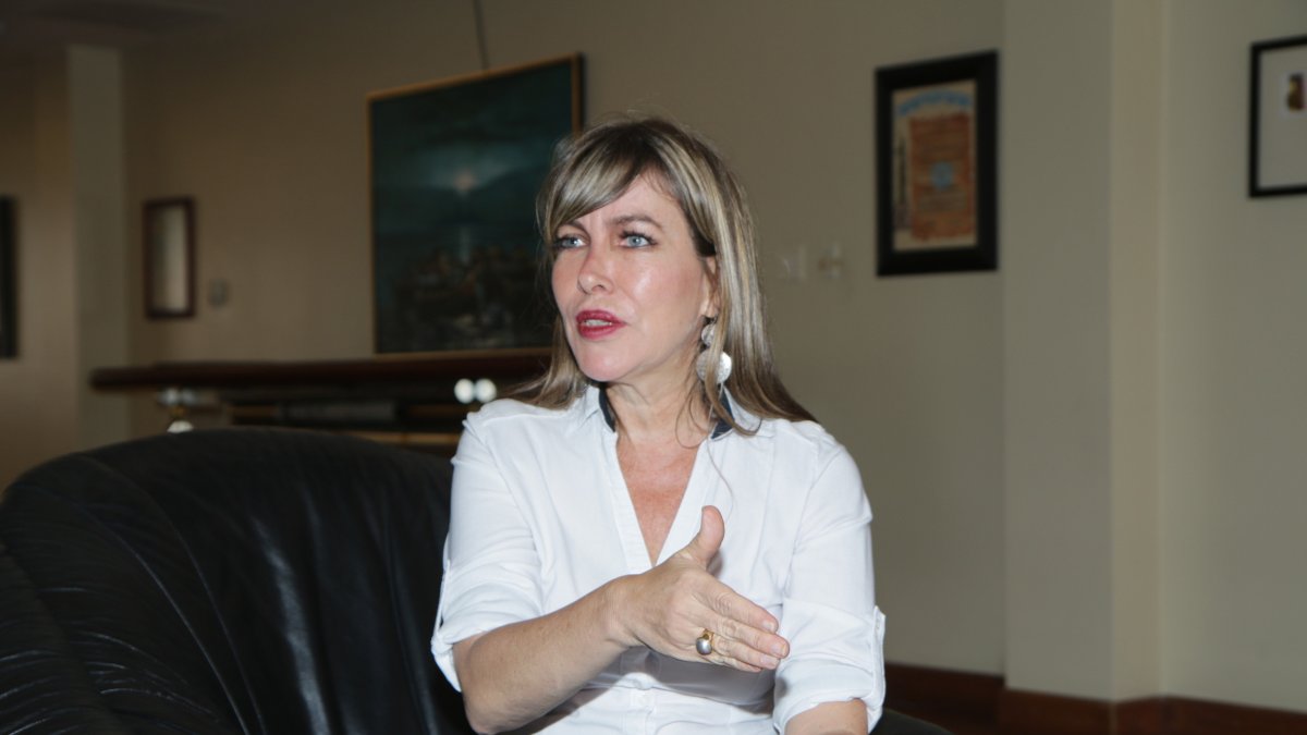 La asambleísta Geraldine Weber en un entrevista pasada.