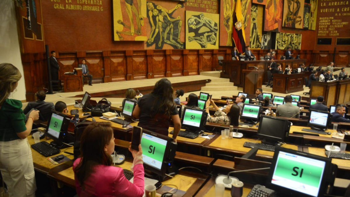 88 votos del Pleno de la Asamblea llamaron a juicio político al presidente Lasso.