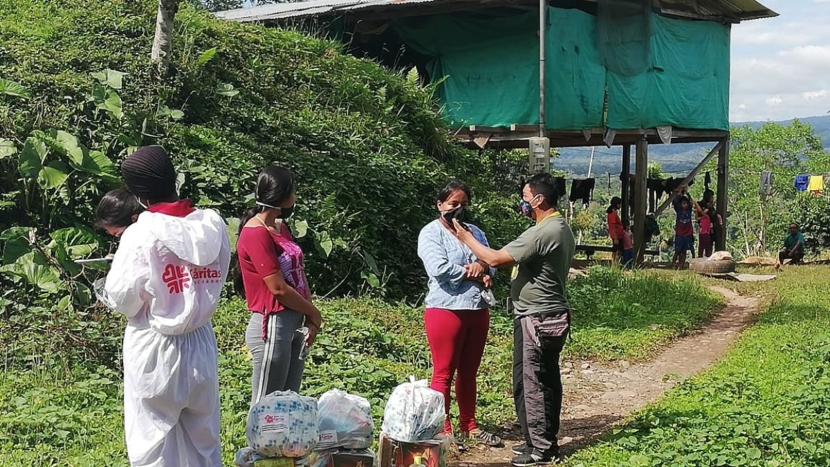 Hecho. Ecuador es uno de los países donde Cáritas ejecuta su labor humanitaria.