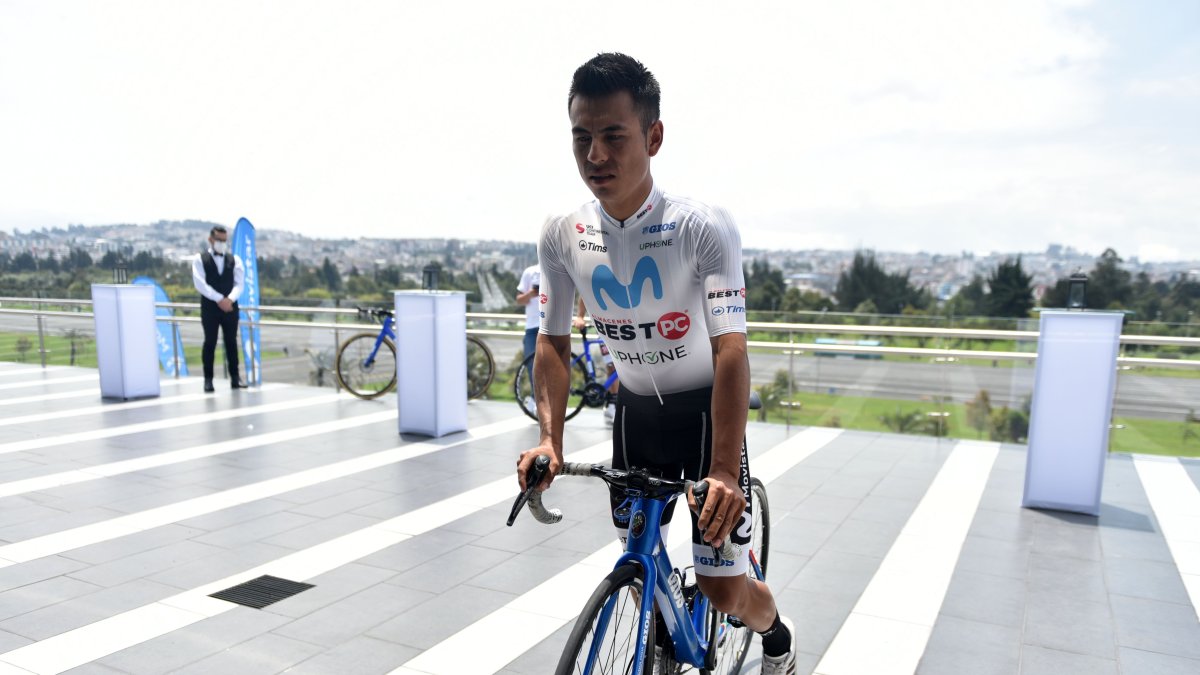 Santiago Montenegro se puso como meta sumar podios a nivel internacional y ganar la Vuelta al Ecuador.