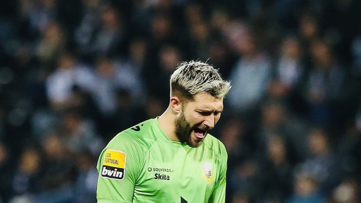 El uruguayo Ignacio De Arruabarrena, portero de F. C. Arouca.