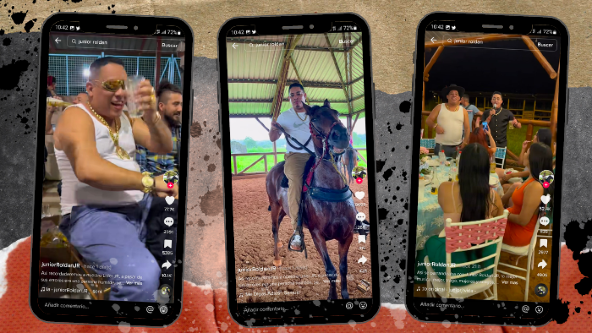 Hasta el 11 de mayo de 2023, la cuenta de TikTok solo tiene cinco videos publicados sobre Junior Roldán.