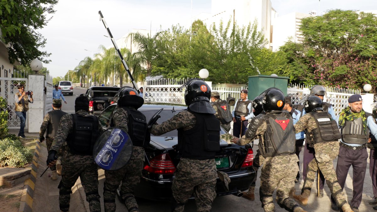 Una foto referencial sobre los hechos de  Pakistán .