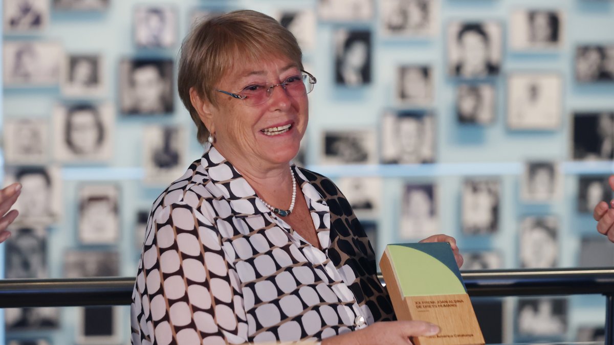 Foto de archivo de la expresidenta chilena Michelle Bachelet.