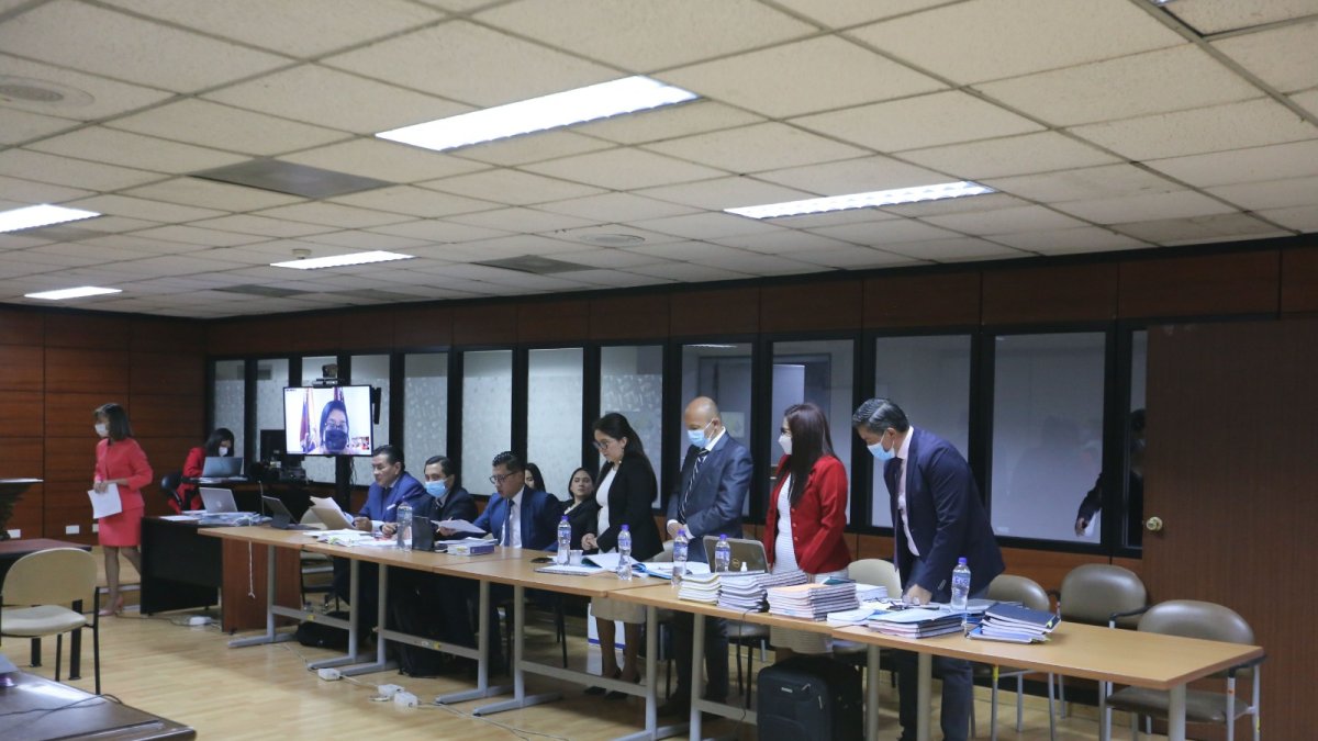 Proceso. La audiencia contra la exlegisladora fue en Quito.