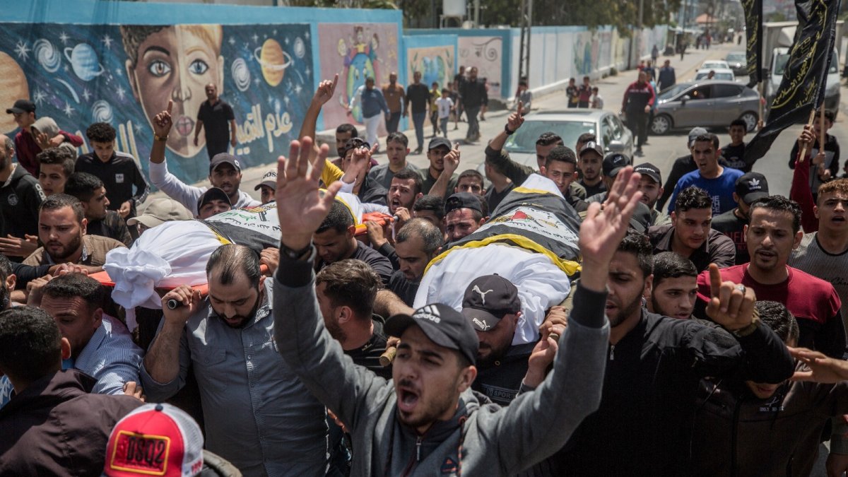 Fuerza. Los ataques aéreos han afectado el norte de la Franja de Gaza.