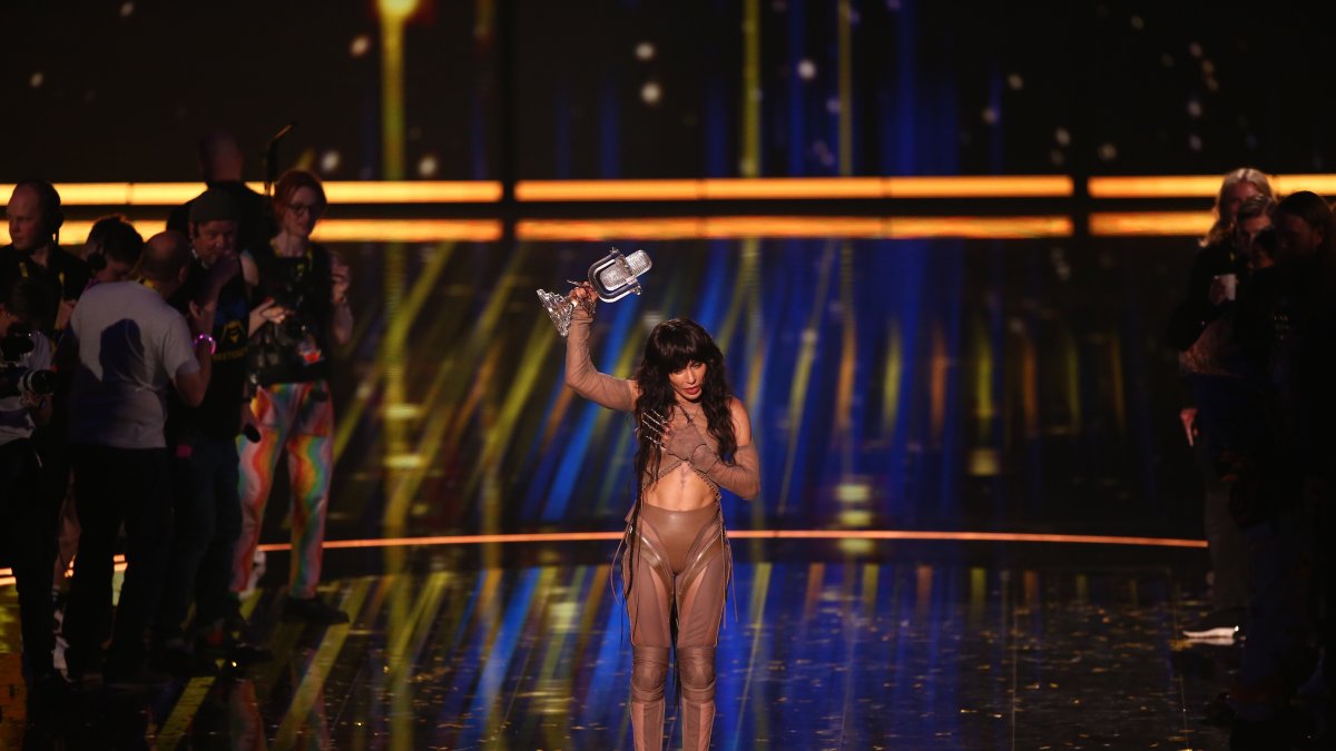 Durante la gala del certamen.