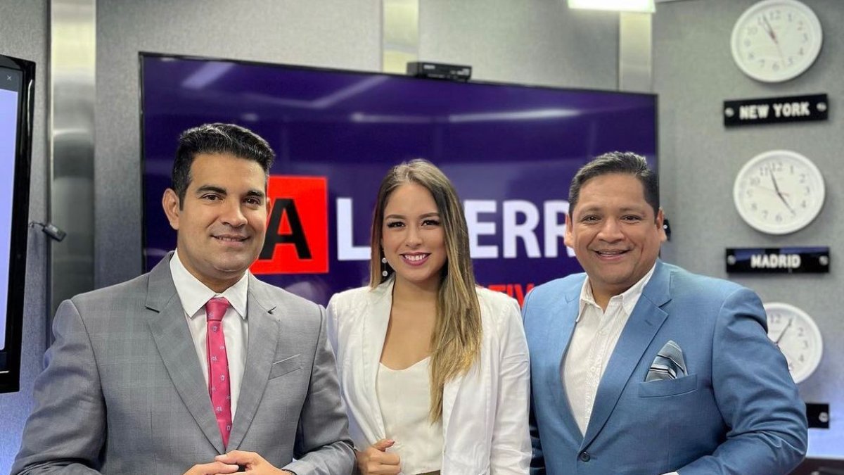 Carlos Julio Gurumendi con Luis Antonio Ruiz y Kenji Zevallos.