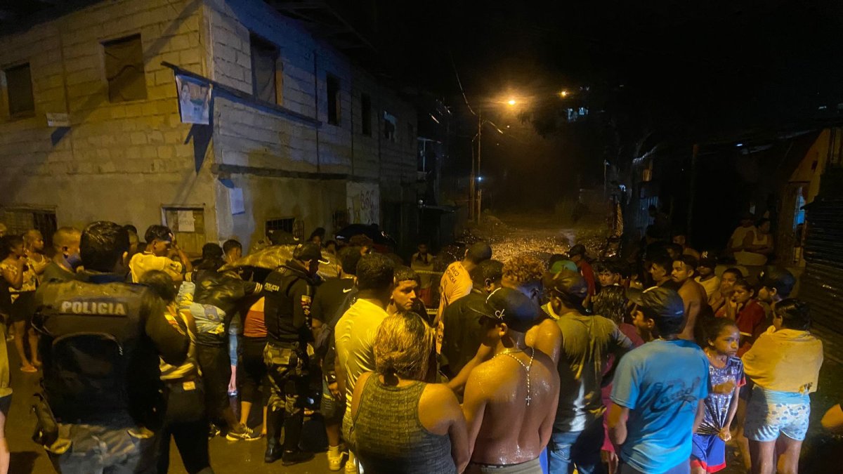 Delincuencia. La gente salió de su casa ante los gritos.