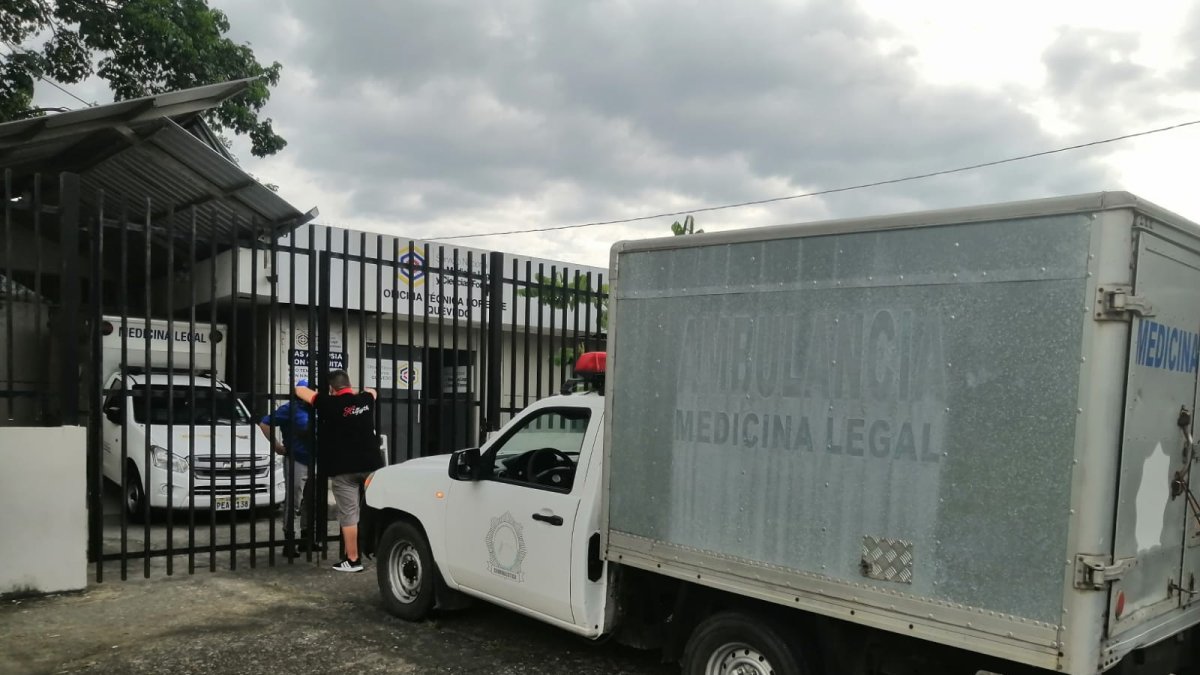 Mocache. Medicinal Legal recogió el cadáver de la casa.