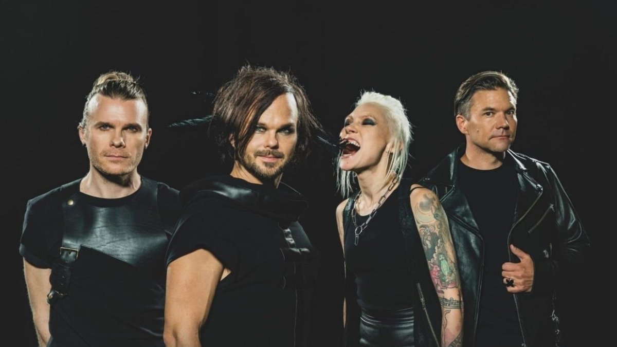 The Rasmus en la promoción de 'Rise'.