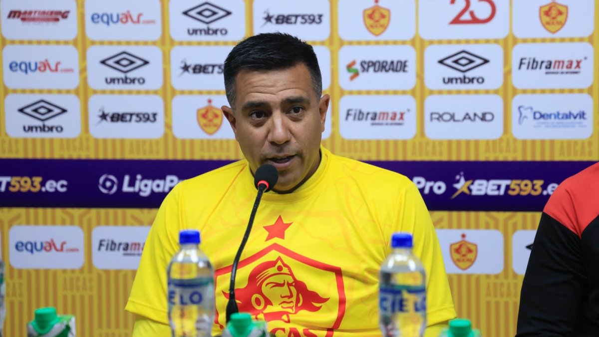 El DT está inconforme con la actuación del VAR en los últimos partidos de Aucas.