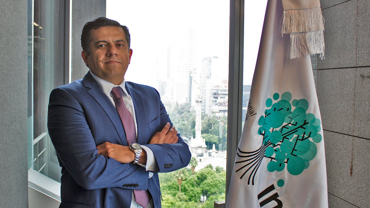 Ejecutivo.- El presidente nacional del Consejo Nacional de la Industria Maquiladora y Manufacturera de Exportación (INDEX), Luis Manuel Hernández González.