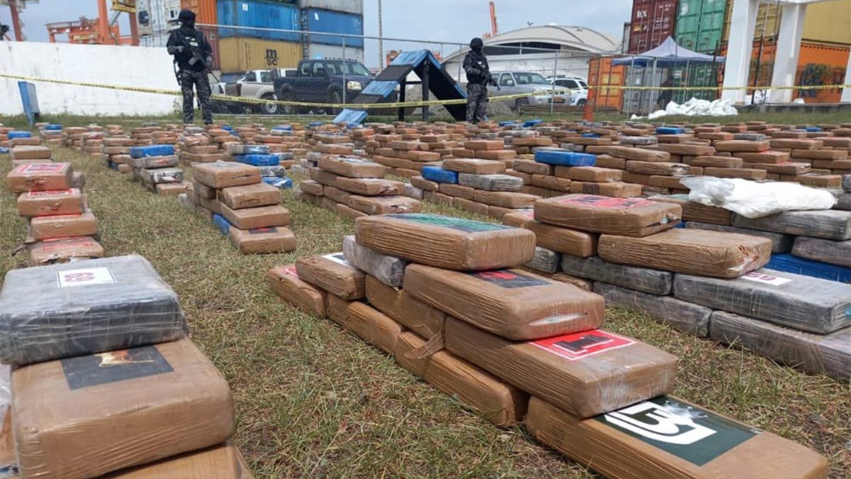 Este último sábado, hubo un decomiso de droga en la ciudad de Durán.