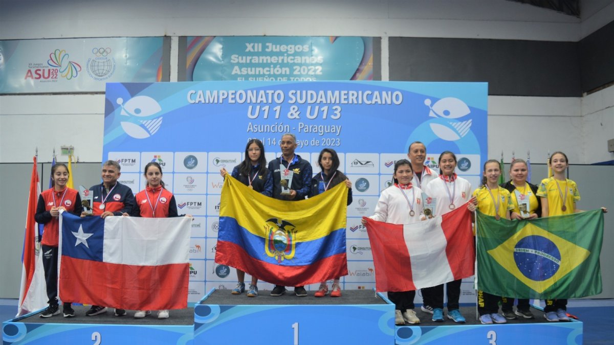 El team Ecuador logró una destacada participación en el torneo.