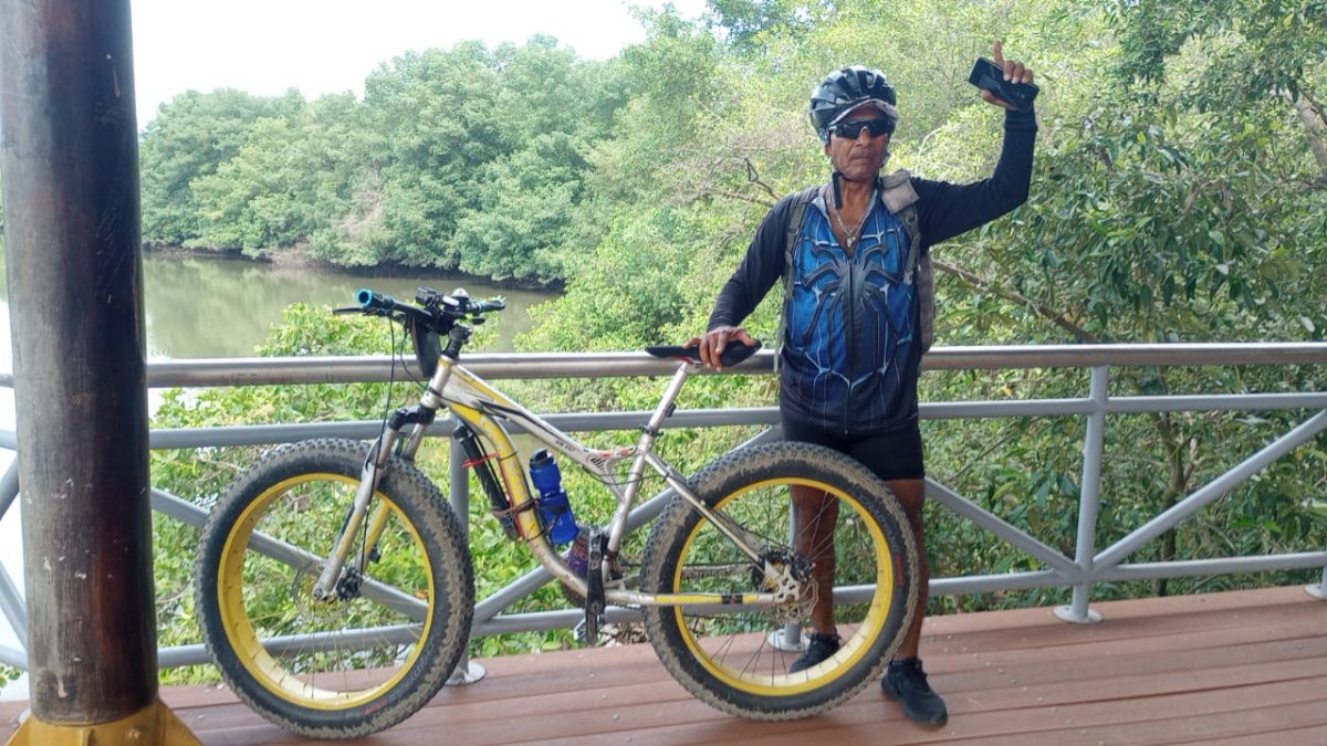 Pedro Quevedo se alista para la travesía a Baba.