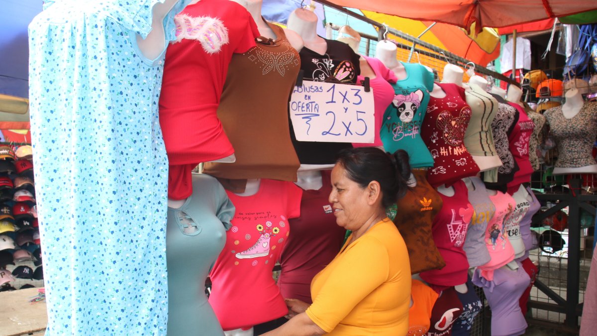 Mercado.- El comercio es uno de los sectores que ha logrado superar las ventas al 2019.